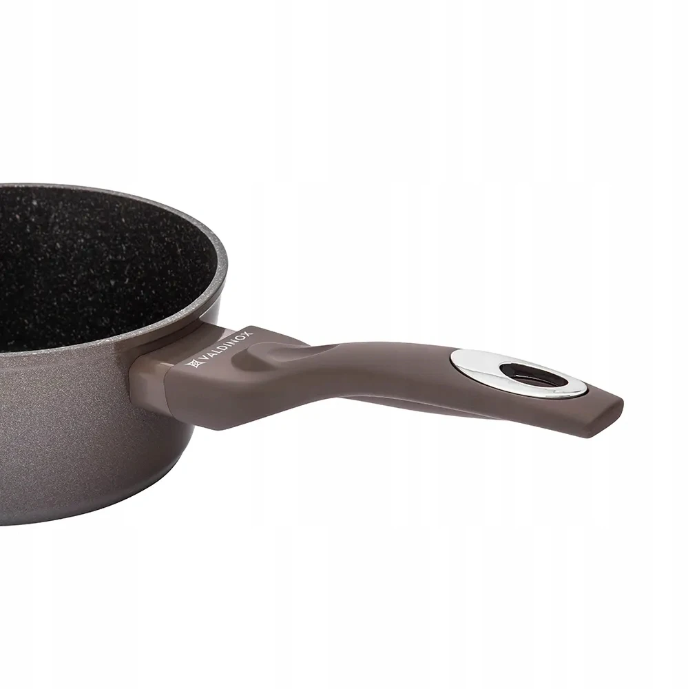 1,1 l puodas su rankena, nepridegantis, indukcinės dujos Valdinox Explore 16cm