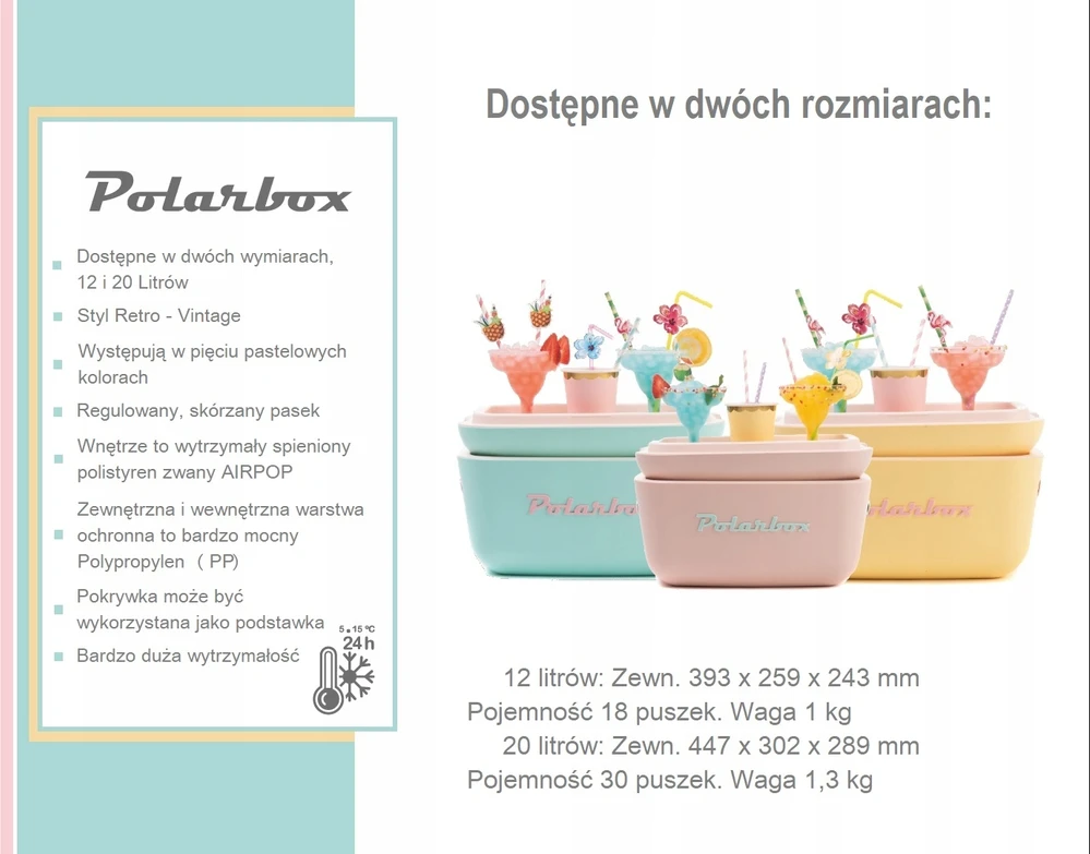 12 litrų klasikinis Polarbox Marine