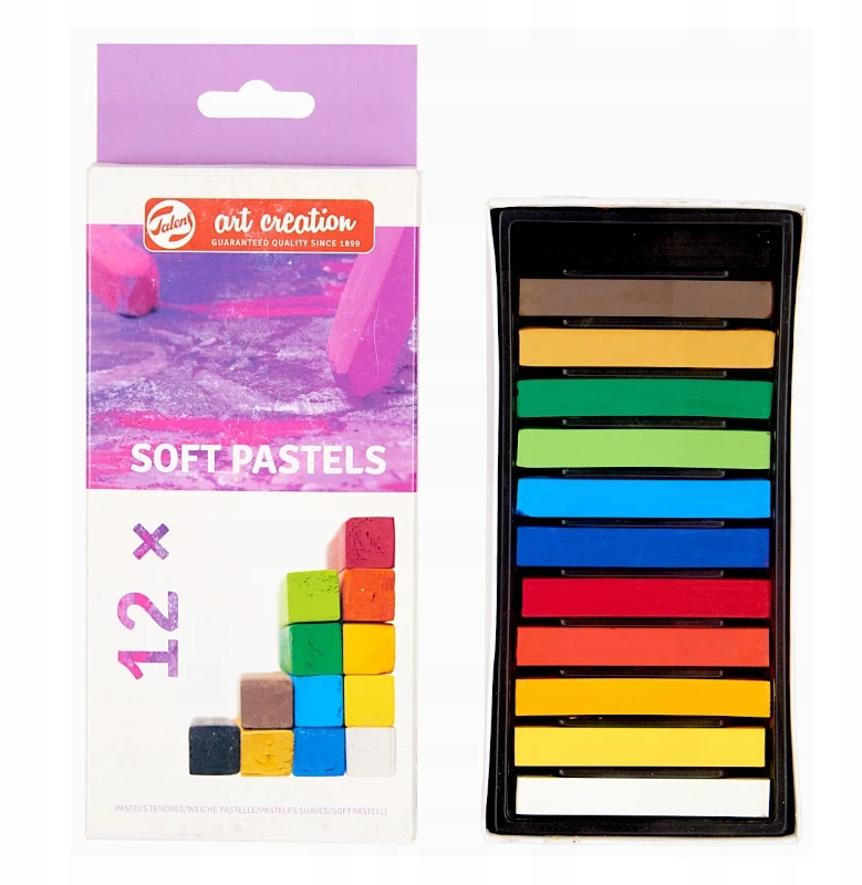 12 Minkštų Pastelių Rinkinys - Asortimentas - Royal Talens