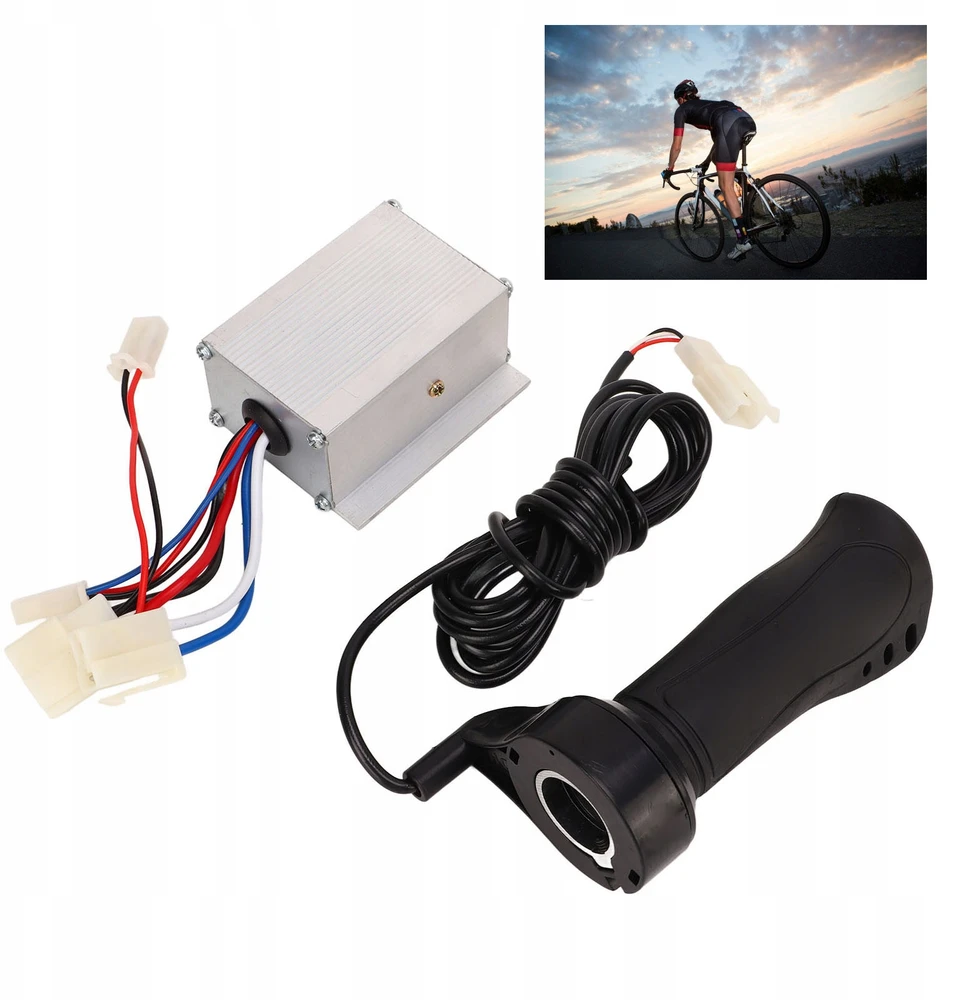 12V 250W ŠEPEČIŲ VARIKLIO VALDIKLIS + DROSELIO RANKENA
