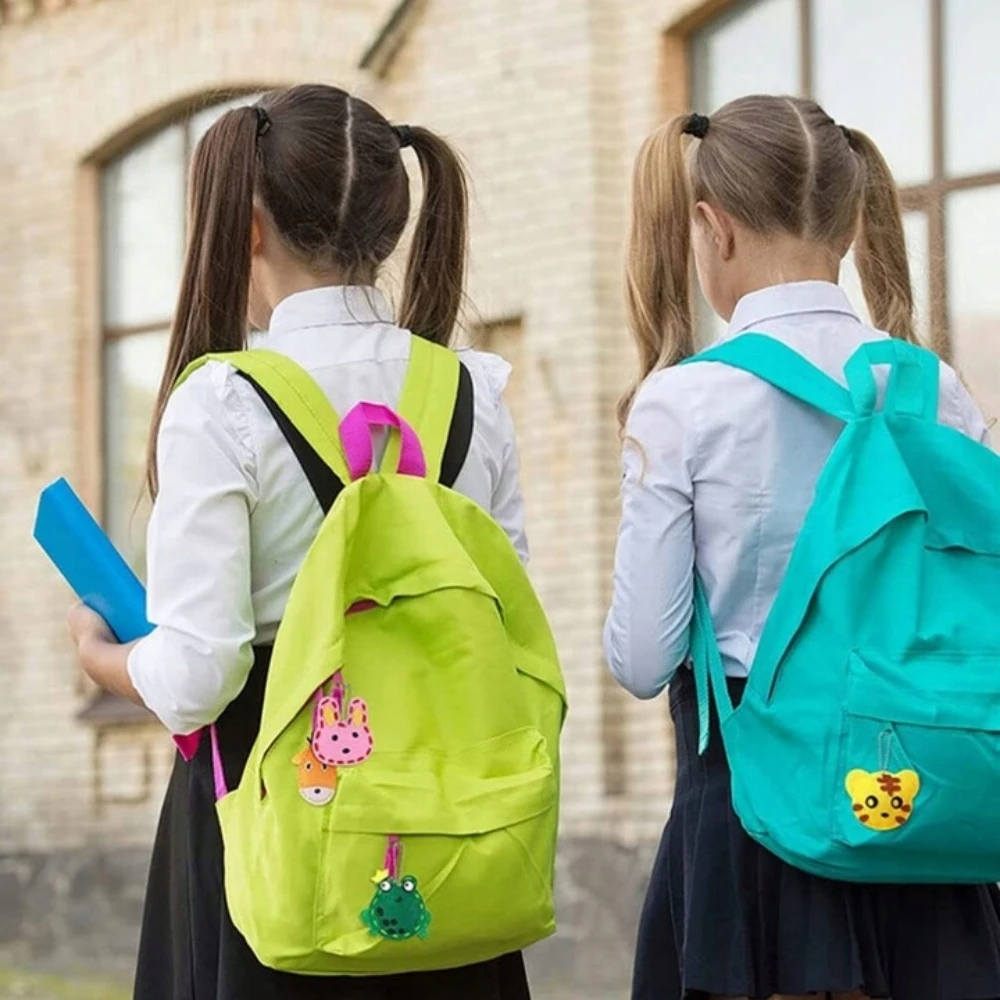 12Vnt. KŪRYBINIS SIUVIMO RINKINYS VAIKŲ SIUVINĖJIMO RAKTŲ ŽIEDULĖMS