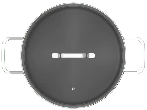 15 litrų plieno puodas, DIDELIS, indukcinis, 28 cm, su dangčiu HELIX BergHOFF