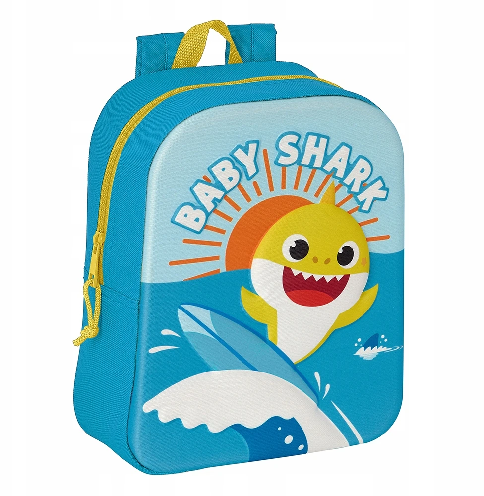 151 Products Mokyklinė kuprinė Safta Baby Shark 3D, mėlyna