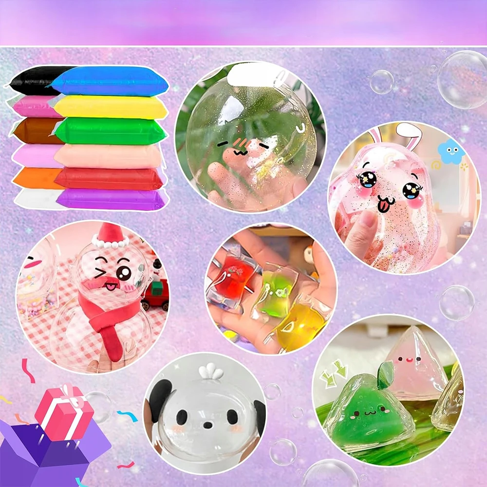 15M DVIPUŠĖ BURBULĖLIŲ JUOSTA, SKIRTA BURBUULIAMS PŪSTI BUBBLE NANO SQUISHY BUBBLE