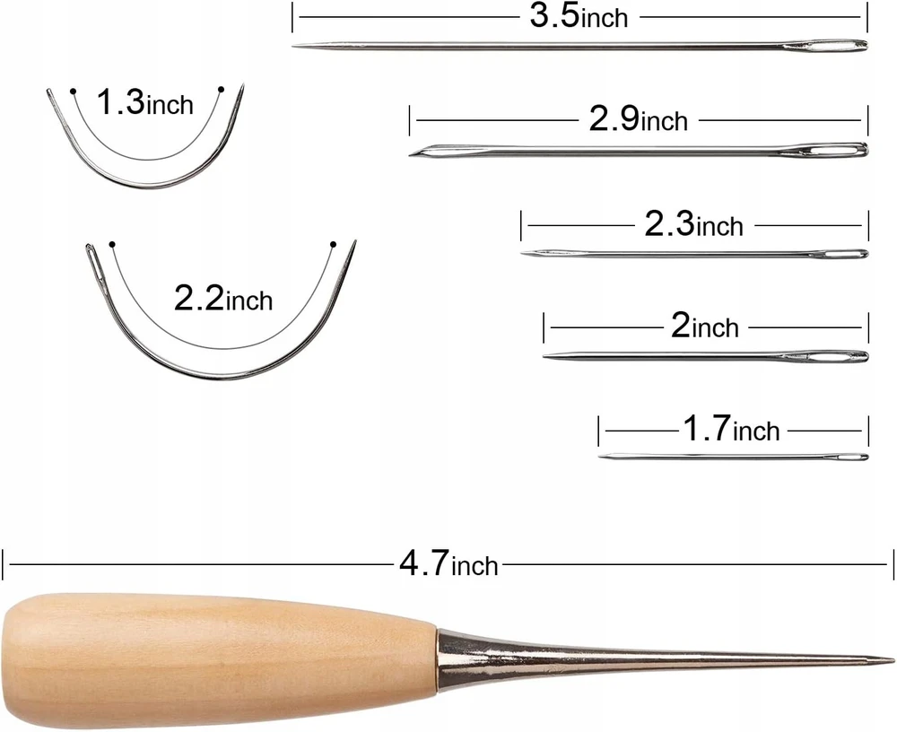 18Vnt. METALINIŲ SKIRTINGŲ SIUVĖJIMŲ ADAŲ SIUVIMO RINKINYS DROBĖS REMONTAS