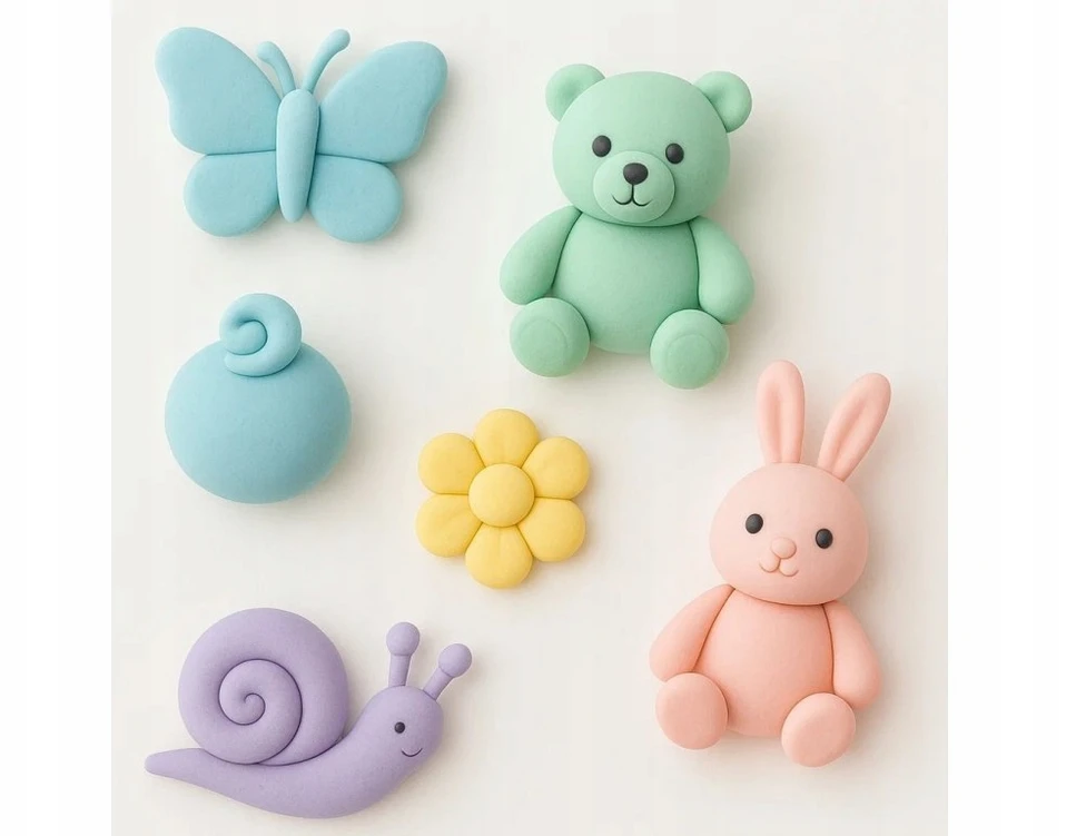 Easy Stationery 1Deame 12 KŪRYBINGŲ SPALVŲ PASTELINĖS PLASTELINĖS RINKINYS MENO MOKYKLAI *7183*