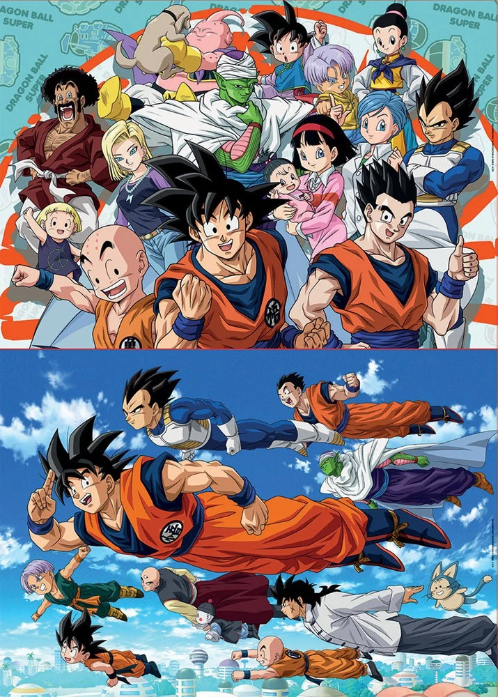 Educa dėlionė 2x100 vnt. - Dragon Ball