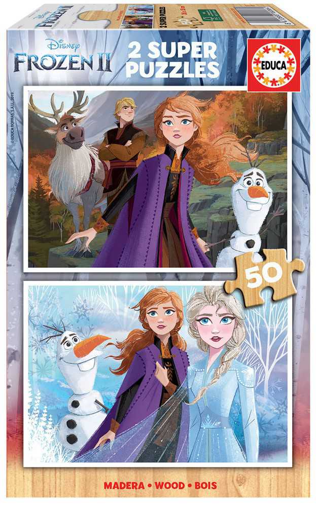 Educa dėlionė 2x50 vnt. - Frozen II