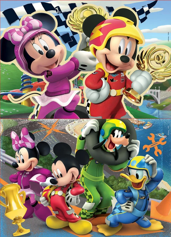 G3 Educa 2 dėlionės (puzzle) 2x16 MICKEY SUPER PILOTAS