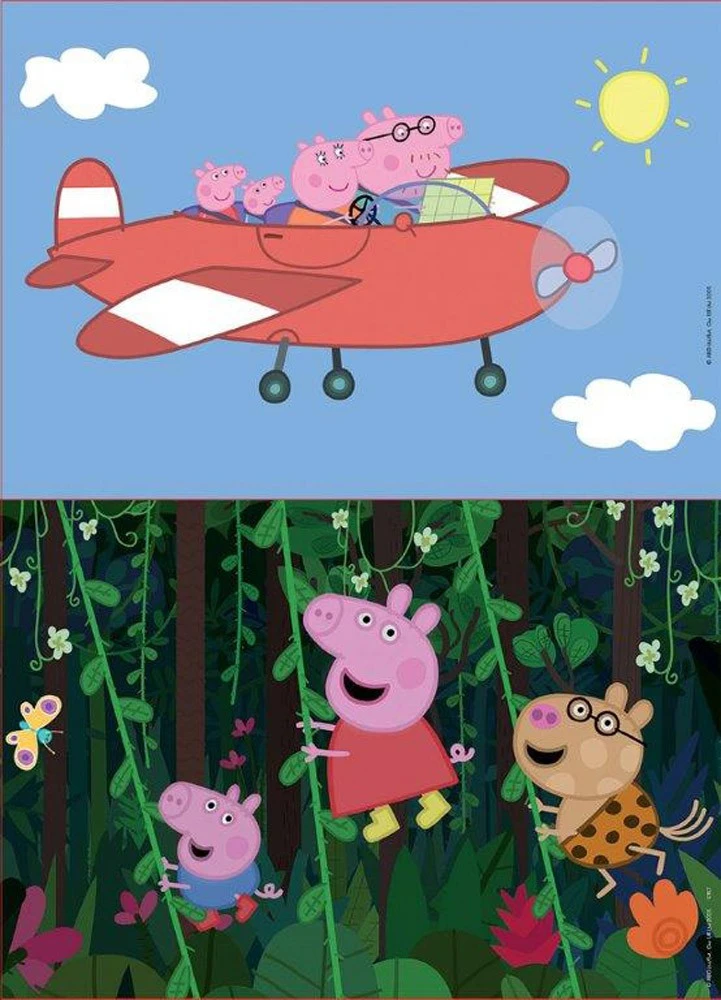Educa dėlionė 2x16 vnt. - Kiaulytė Peppa