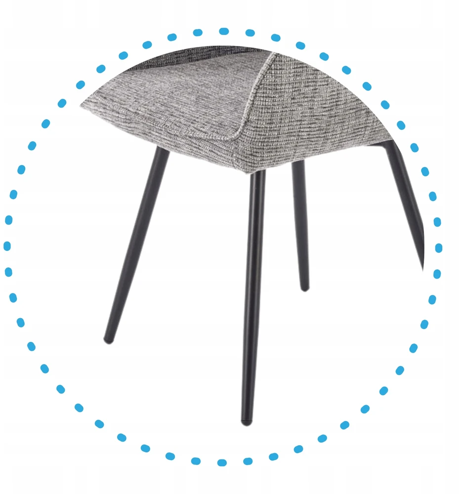 Halmar K576 chair pilkas