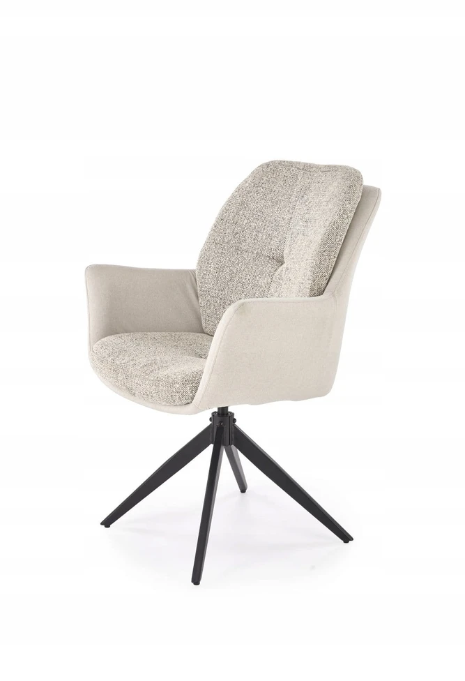 Halmar K591 swivel chair, light pilkas
