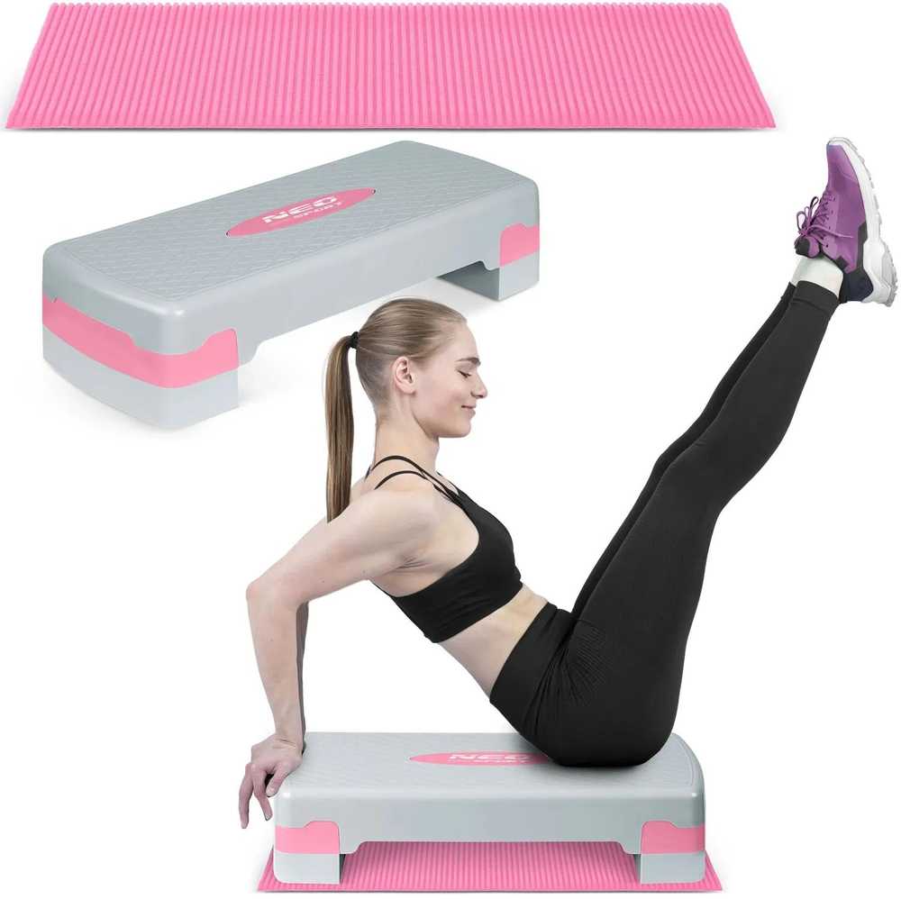 Neo-Sport 2 pratimo pakopos lygiai NS-401 rožinė