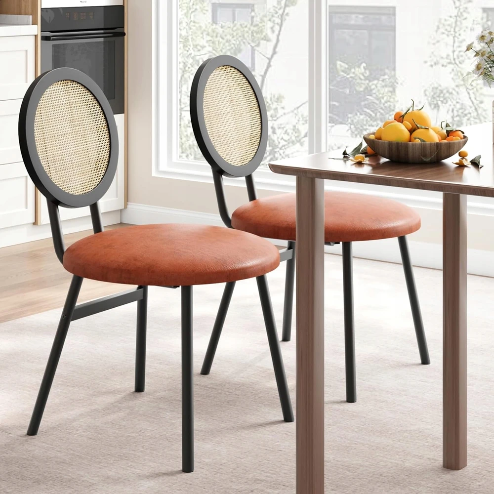 2 valgomojo kėdžių rinkinys, modernios valgomojo kėdės, 84 x 43 x 43 cm