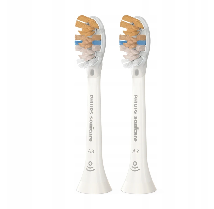 2 vnt galvutės, skirtos „Philips Sonicare A3 Premium All-in-One“ dantų šepetėliui HX9092