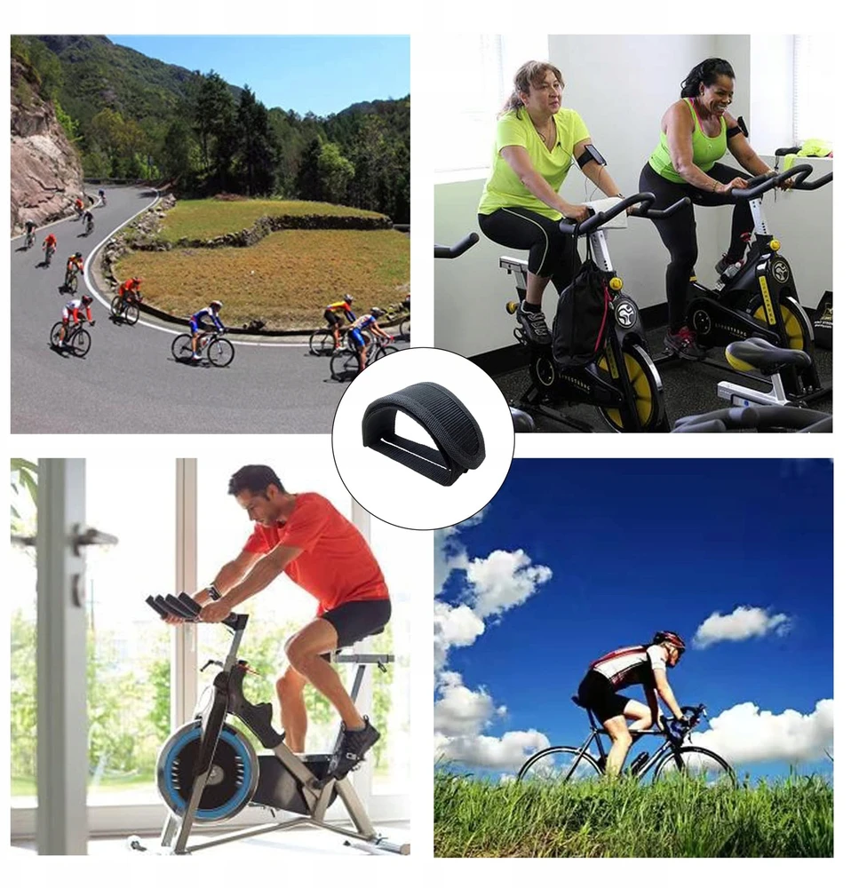 2 VNT LENGVI DVIRAČIO PEDALŲ DIRŽAI DVIRAČIUI