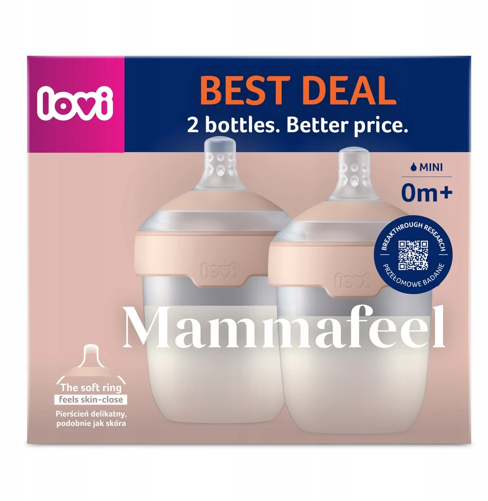 LOVI buteliukai MAMMAFEEL, 2x150 ml., 0595