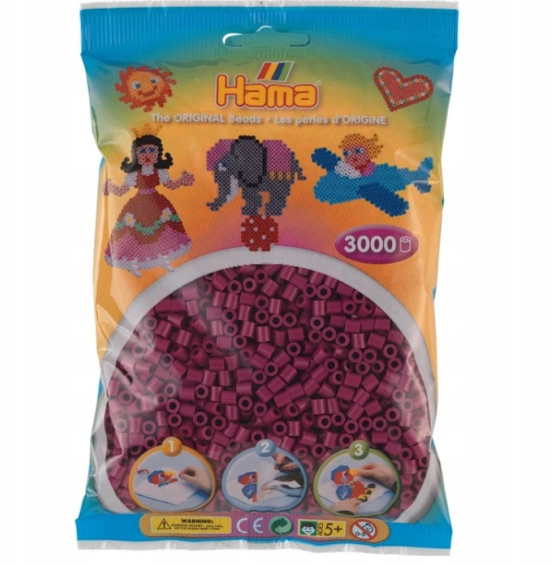 Revell 201-82 HAMA IRONING BEADS MIDI 3000 DARK FUCHSIA
