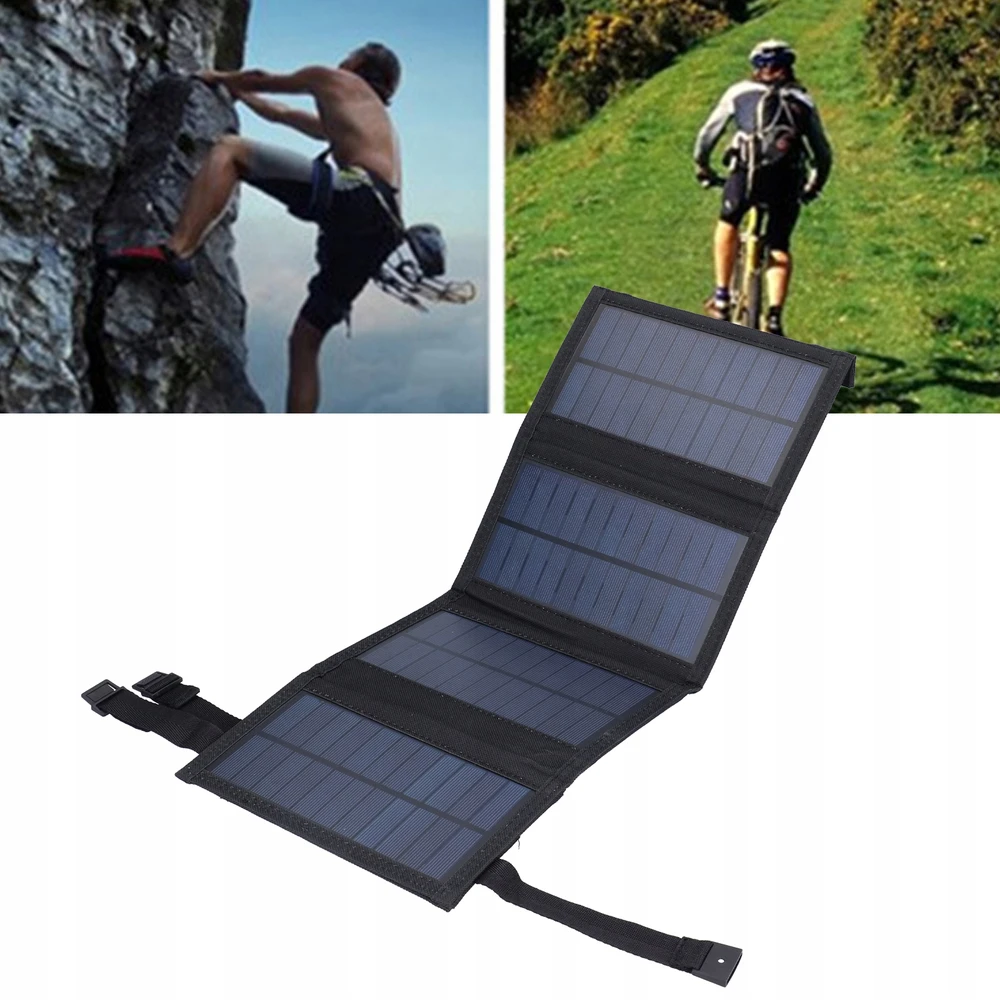 20W SAULĖS PLOKŠTELĖS SULANKSTAMAS NEŠIOJAMAS POLIKRISTALINIS ĮKROVIMO KILIMAS USB