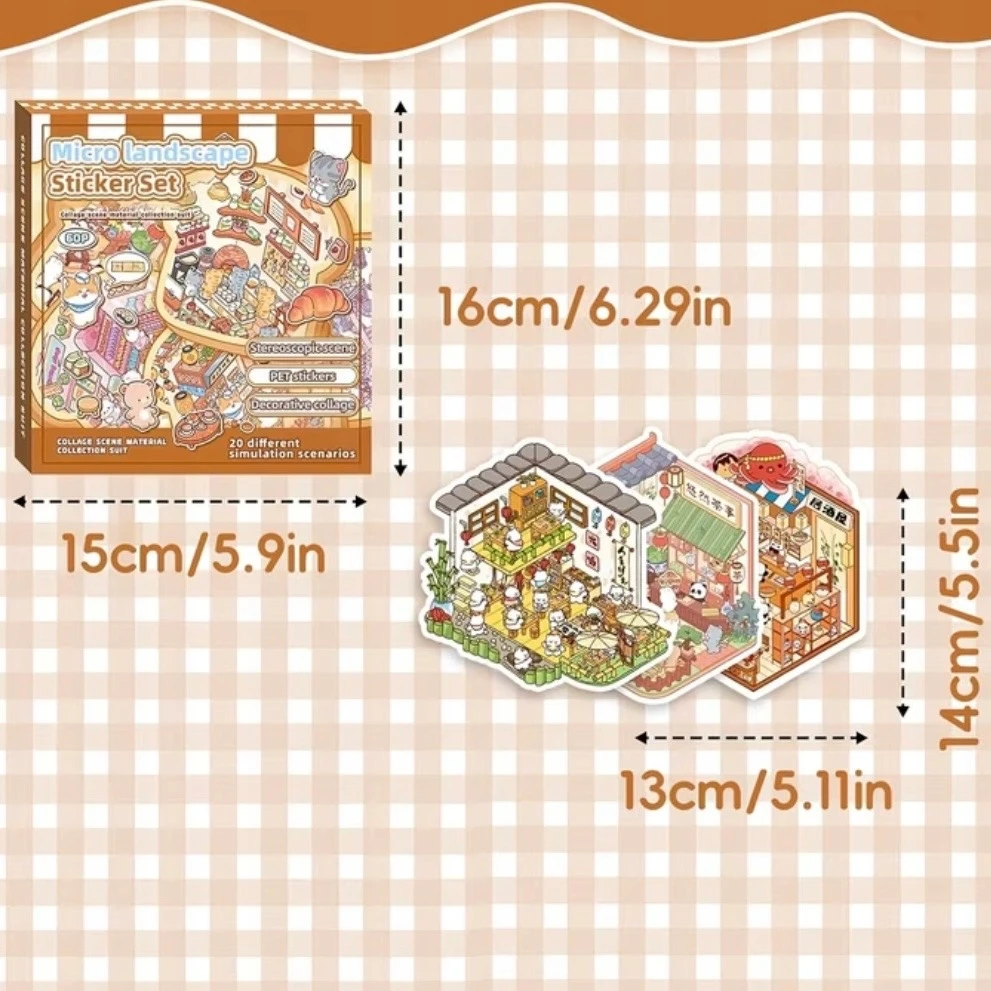 20x 3D DĖŽĖS STIPRIJAI ANTISTRESINIAI ANTISTRESAI TIKTOK HOUSE ROOMBOX SCENAS