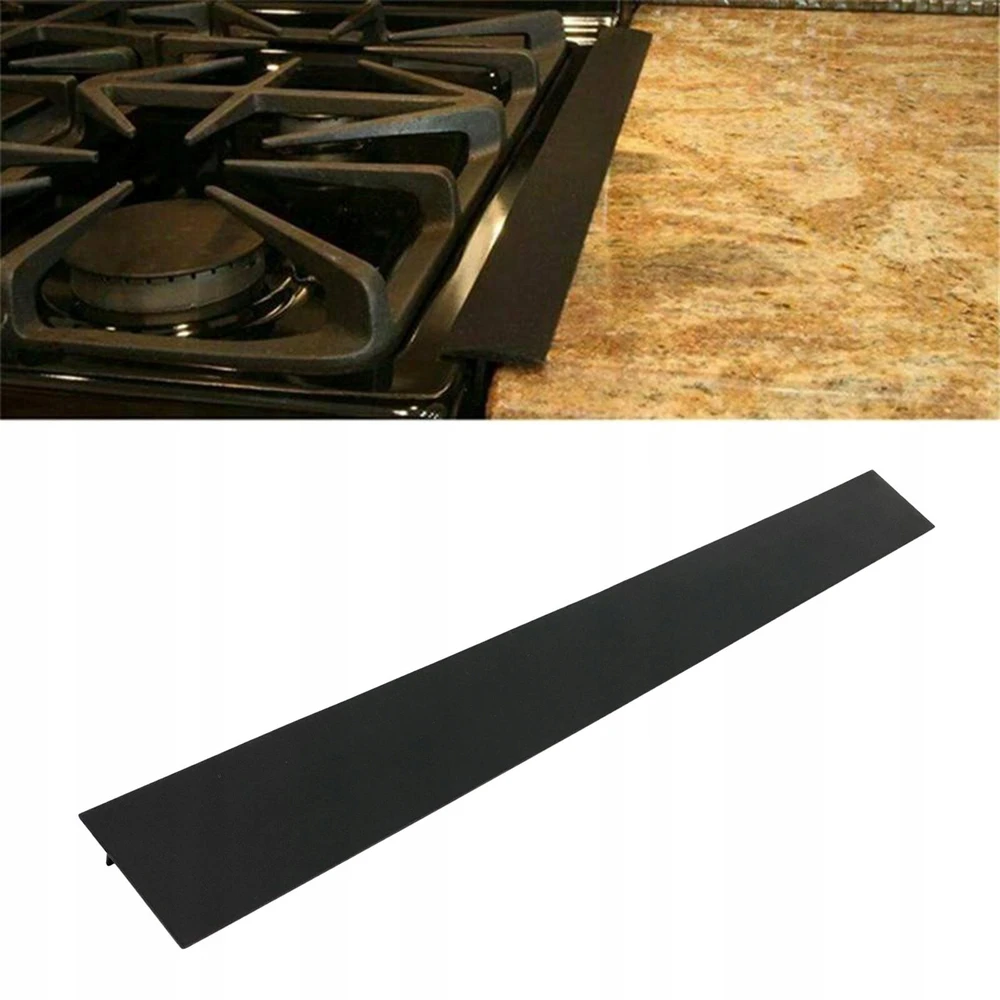 21"/25" virtuvės krosnelės tarpų užpildo dangtis, skirtas virtuvės viryklei, juodas 21 colių