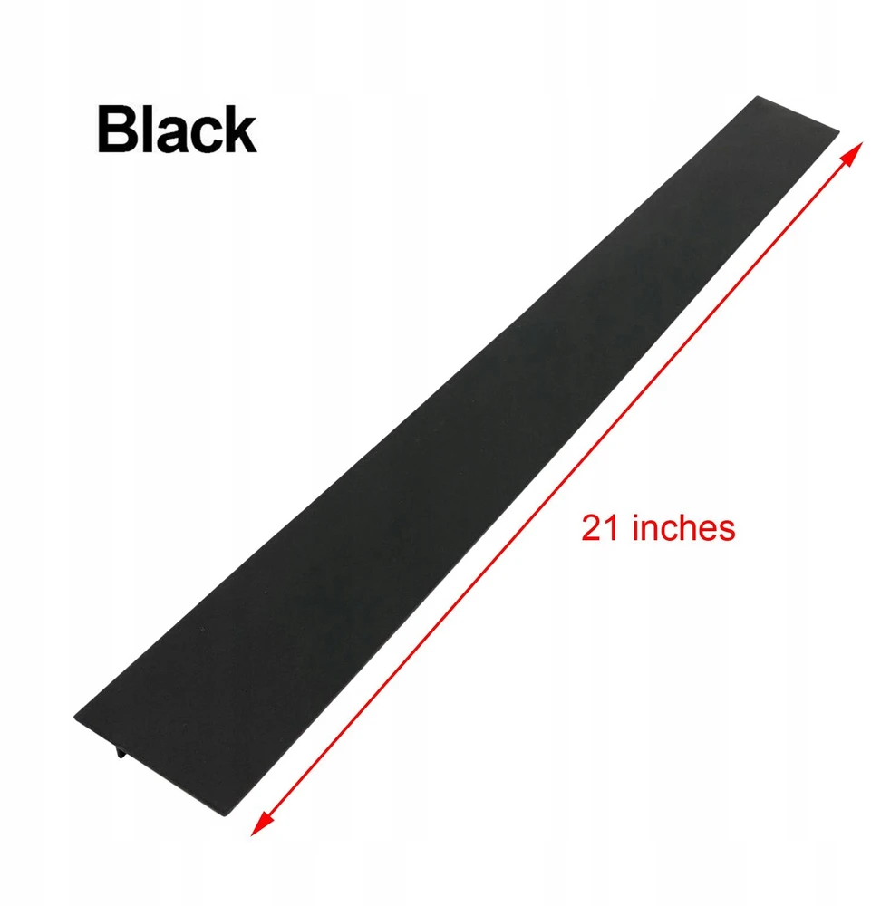 21"/25" virtuvės krosnelės tarpų užpildo dangtis, skirtas virtuvės viryklei, juodas 21 colių