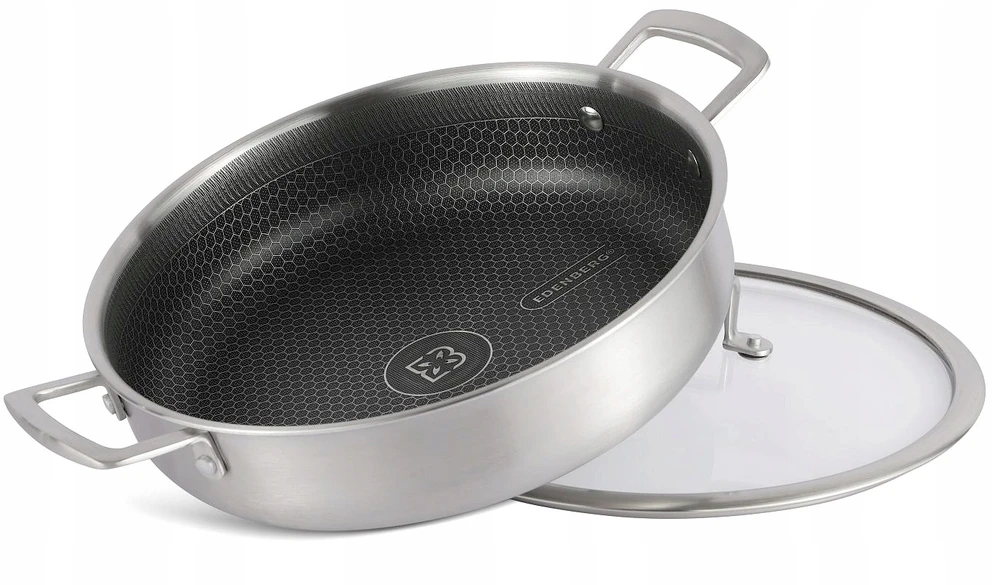 24 cm PREMIUM EDENBERG 2,8 l mažo korinio plieno puodas