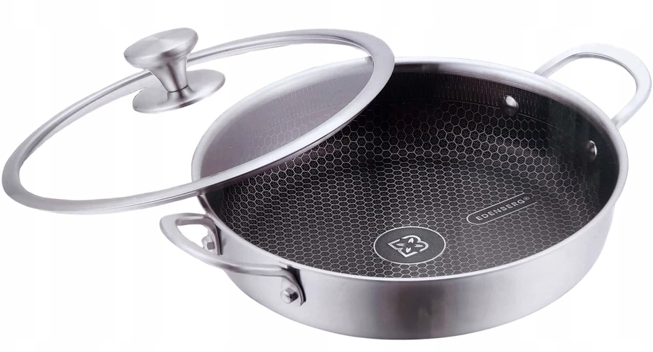 24 cm PREMIUM EDENBERG 2,8 l mažo korinio plieno puodas