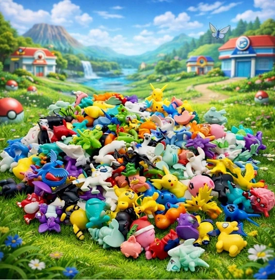 24 „Pokemon“ figūrėlių rinkinys + „Pokeball“ | XXL kolekcija | Programėlė gerbėjams