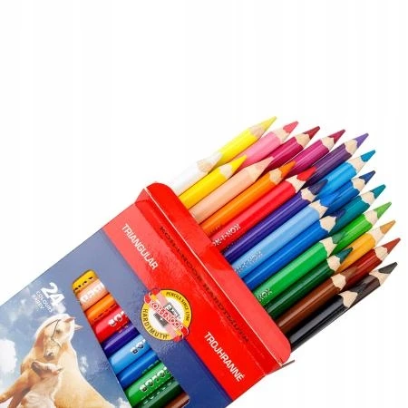 24 spalvų pieštukai Triocolor - Koh-I-Noor