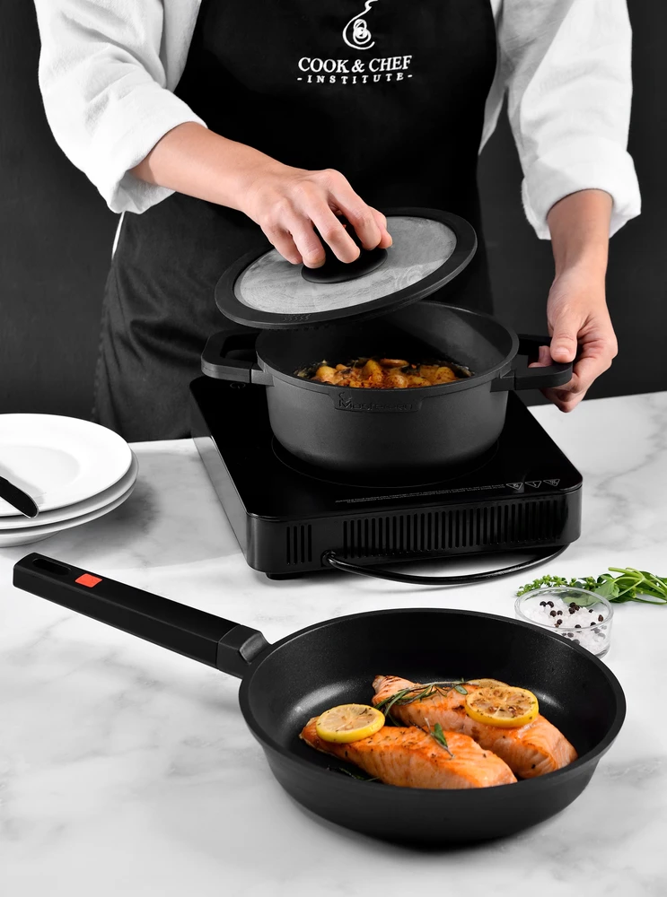 24cm tradicinis puodas Bergner EXCELENT 4.1L l Masterpro