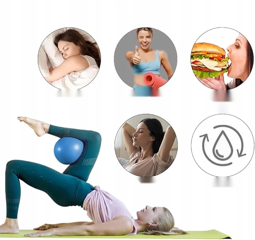 25 CM RUTUČIŲ RINKINYS, SKIRTAS YOGA PILATES FITNESS GIMNASTIJOS BALANSUOSE
