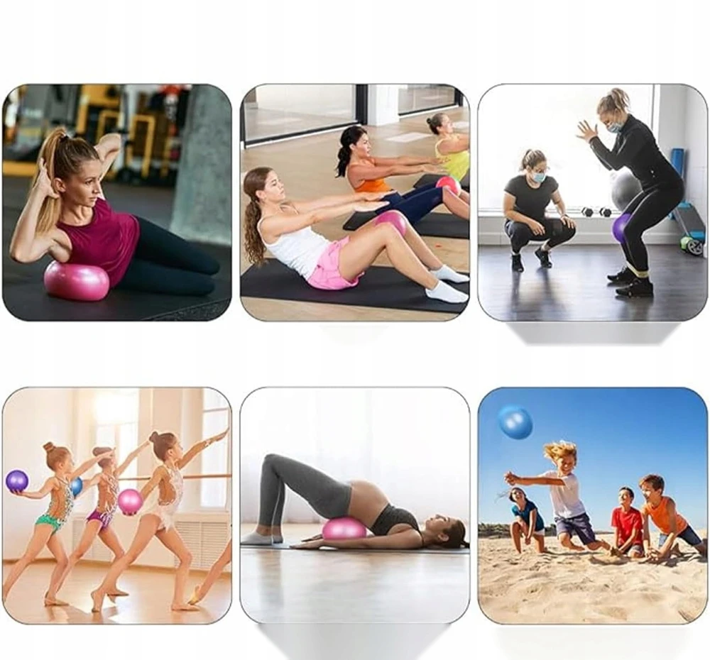 25 CM RUTUČIŲ RINKINYS, SKIRTAS YOGA PILATES FITNESS GIMNASTIJOS BALANSUOSE