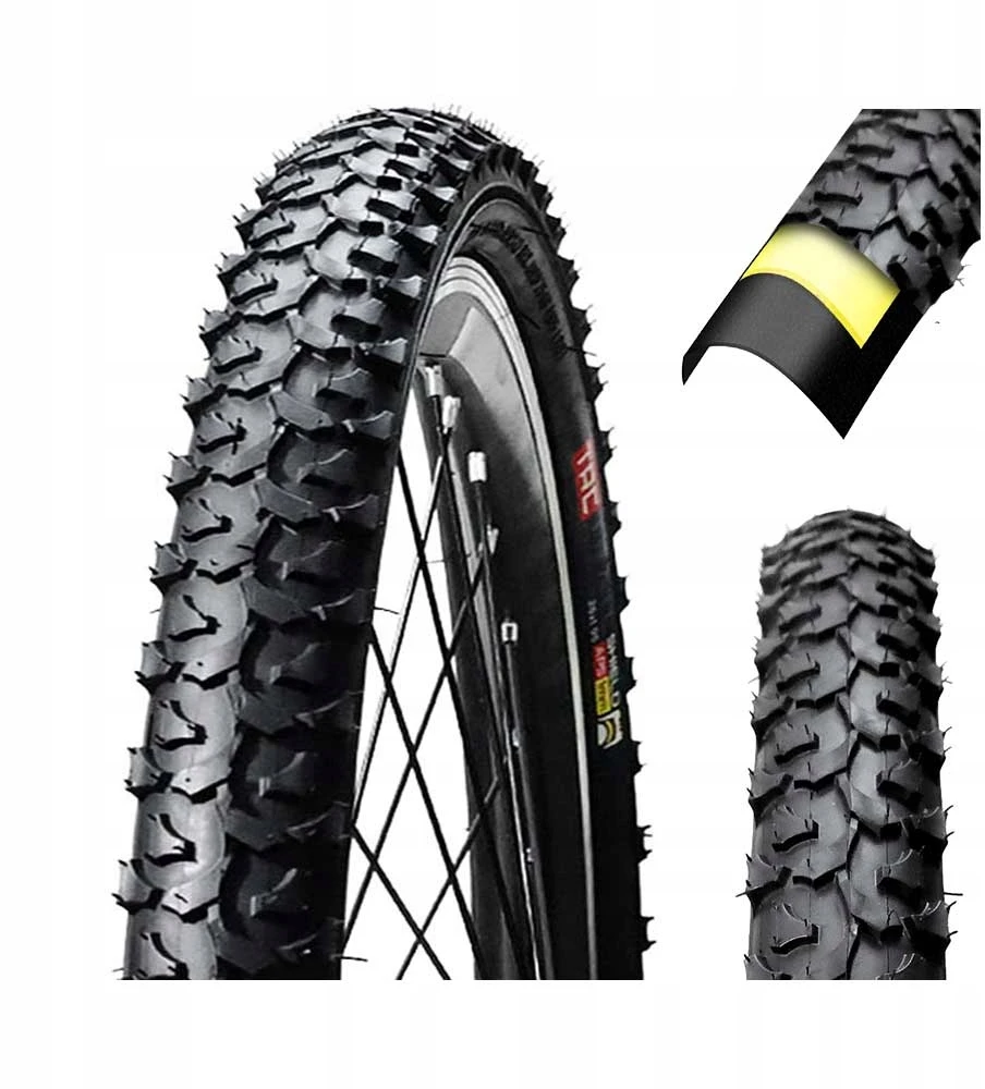 26 colių TRC dviračio padanga 26 x 1,95 ANTIPUNCŪRINIS Įdėklas 54-559 STRONG