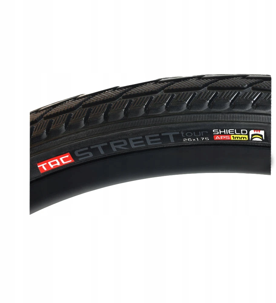 26 colių TRC dviračio padanga 26x1,75 su ANTIPUNCTURE Įdėklu 47-559 STRONG