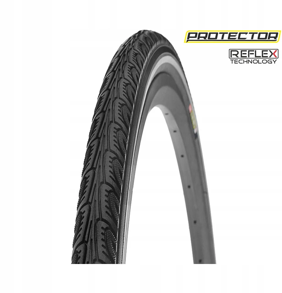 28" TRC ANTI-PUNCTURE dviračio padanga 700x35C 37-622 su atspindinčia juostele