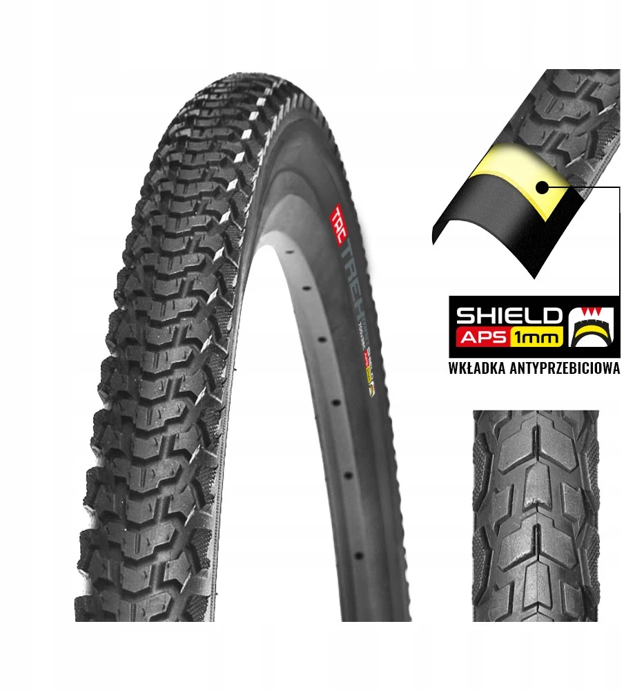 28 TRC dviračio padanga dviračiui NAUJAS 700x38C 40-622 ANTIPŪRINIS Įdėklas