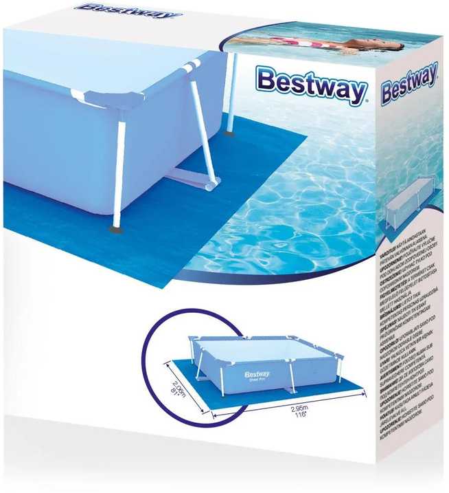 295 x 206 cm kilimėlis „Bestway 58100“ stačiakampiam baseinui