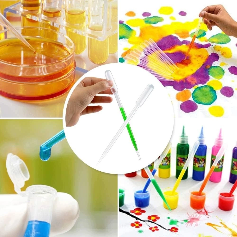 2ML PIPETĖS 200 Vnt. LABORATORIJOS PLASTIKAS VIENkartinio naudojimo