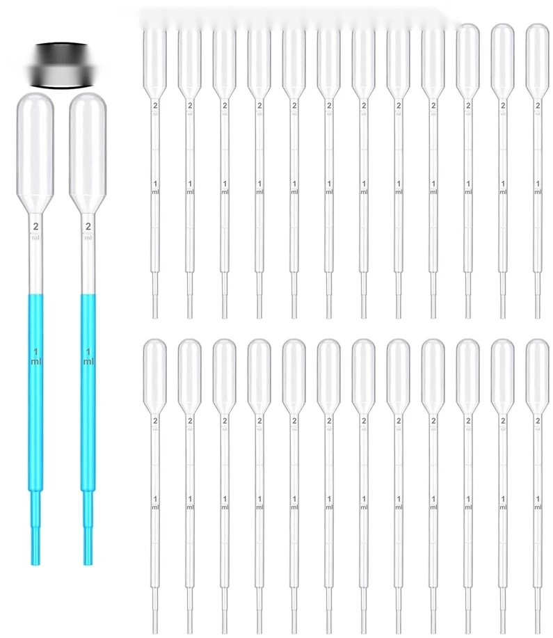 2ML PIPETĖS 200 Vnt. LABORATORIJOS PLASTIKAS VIENkartinio naudojimo