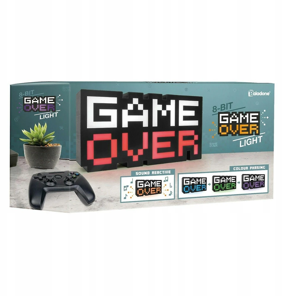 Paladone Licenced Game Over lempa