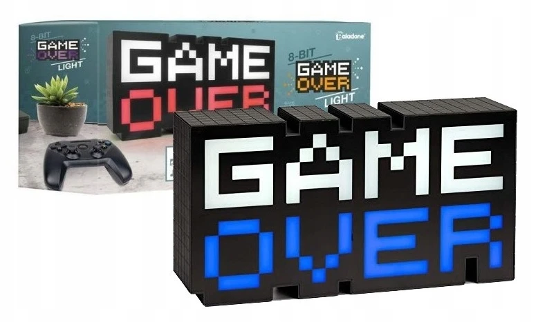 Paladone Licenced Game Over lempa