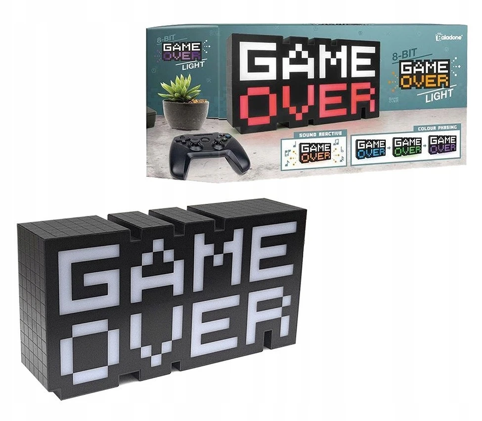 Paladone Licenced Game Over lempa
