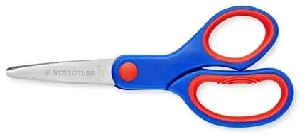 2X3 Staedtler NOŻYCZKI NIEBIESKIE dla Praworęcznych 14 cm dla DZIECI PREZYCYJNE