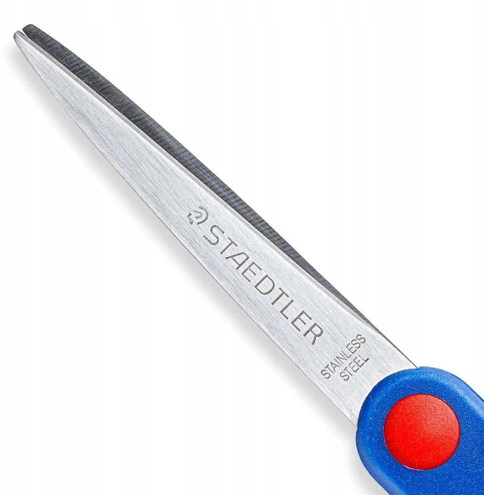 2X3 Staedtler NOŻYCZKI NIEBIESKIE dla Praworęcznych 14 cm dla DZIECI PREZYCYJNE