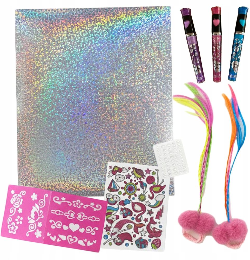 2you TATTOO Studio 7 metų vaikui stiliaus rinkinys su pynėmis