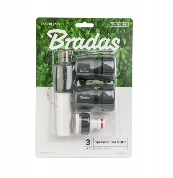 Bradas 3/4 colio sodo žarnos rinkinys, 4 dalių, WL-S5500-34K