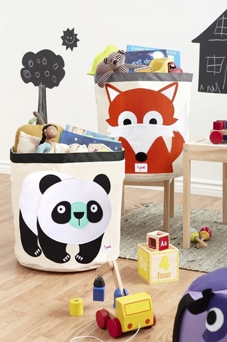 3 Sprouts Krepšys na Žaislai Panda