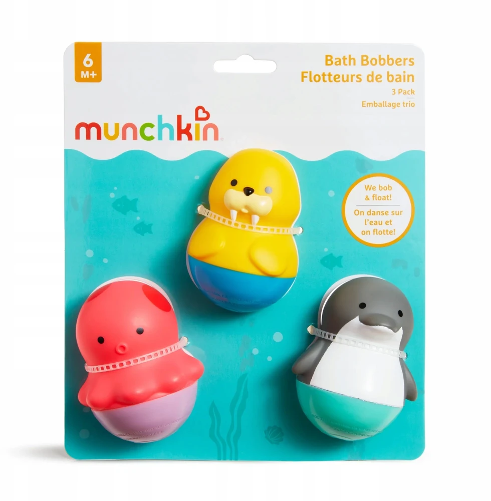 MUNCHKIN vonios žaislai, Bath Bobbers, 6 mėn.+, 3 vnt., 90267