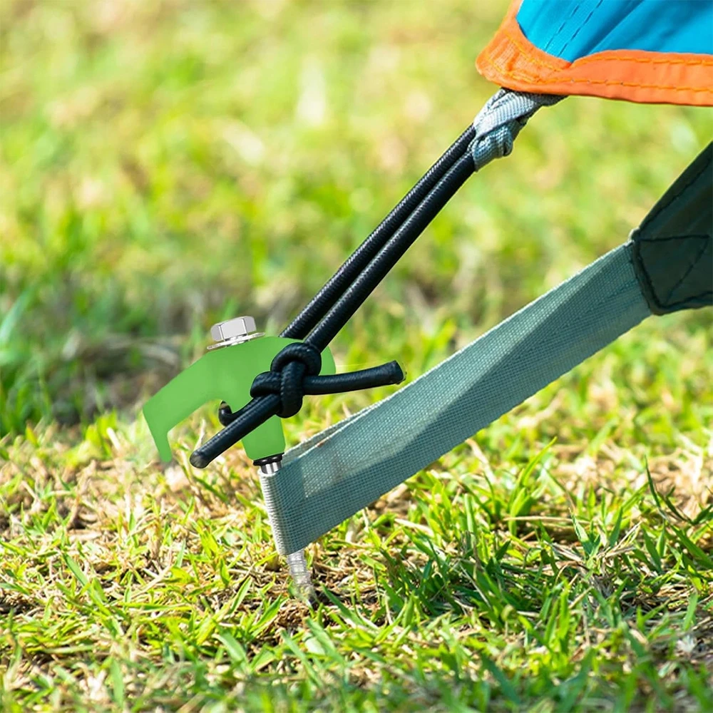 30 Palapinės kaiščiai Ilgi Įsukami kariniai inkarai 25cm